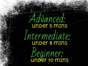 advanced intermediate beginner
